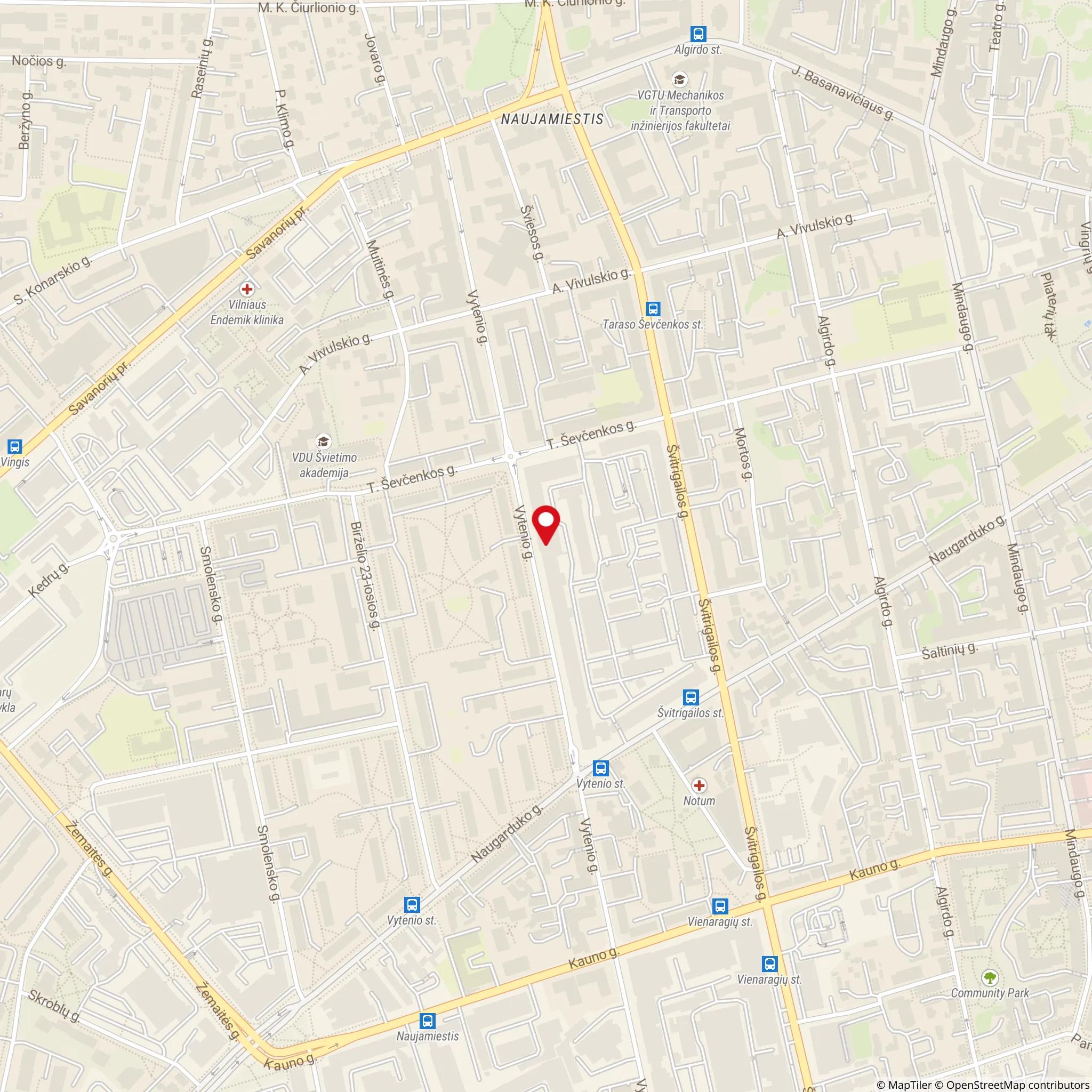 Vilnius, Naujamiestis, Vytenio g.        
            Vilnius, Naujamiestis, Vytenio g. - Widok 6